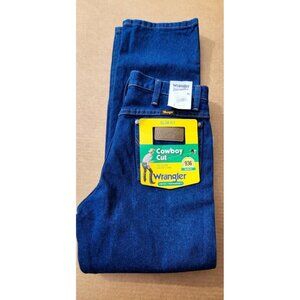 Wrangler Jeans 30 x 30 Blue Denim 936PWD Cowboy Cut Rigid Slim Pants